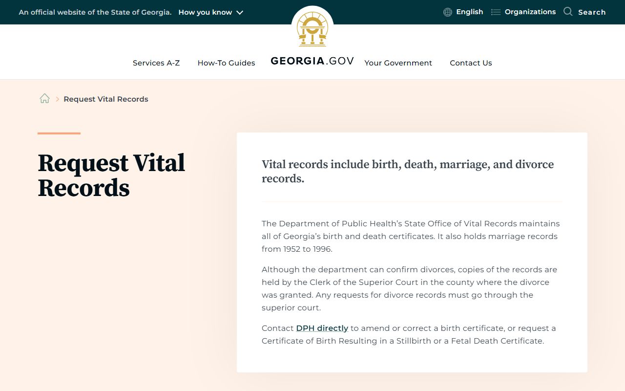 Chattahoochee County marriage and divorce records Georgia vital records guide